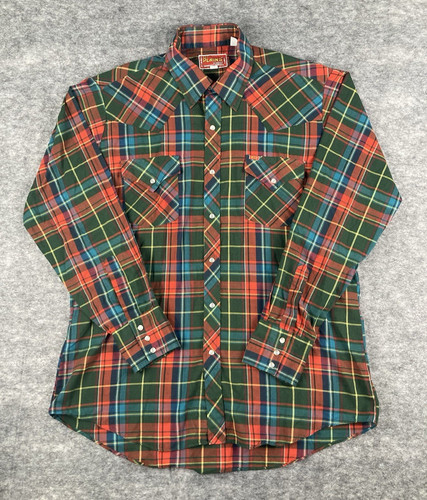 Vtg ely plains western shirt - ely,
