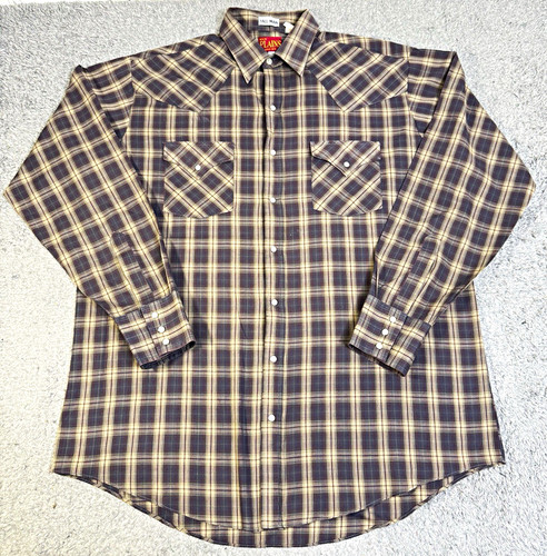 Vtg ely plains plaid - vtg,