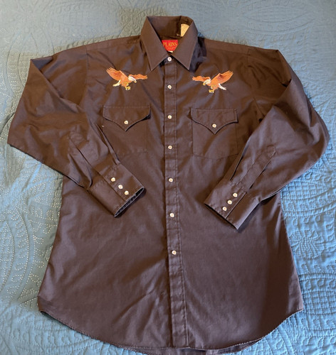 Plains western wear pearl snap - plains,