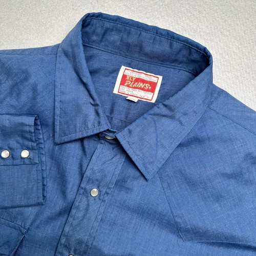 Ely plains western shirt mens - plains,